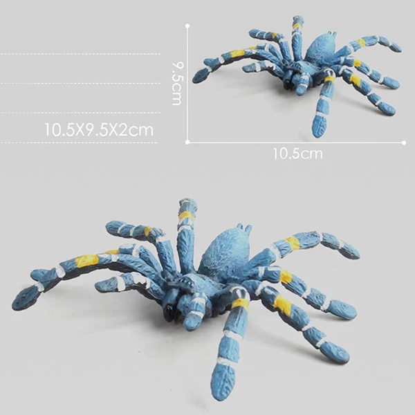 Моделирование модель паук игрушки дети взрослые хитрые Смешные насекомые детская пластиковая аранейд шутки искусственный Хэллоуин страшные реквизит - Цвет: Красный