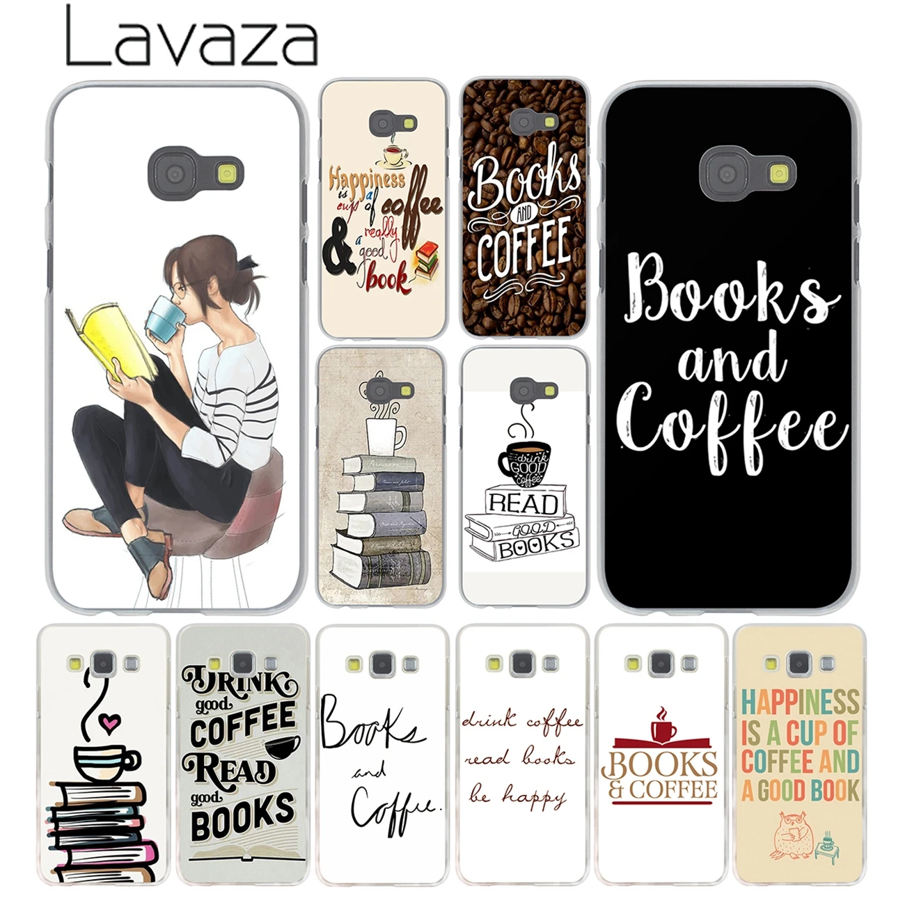 

Lavaza Books And Coffee Inverted Mck Phone Case for Samsung Galaxy Note 10 + 9 8 A9 A8 A7 A6 Plus 2018 A3 A5 2015 2016 2017