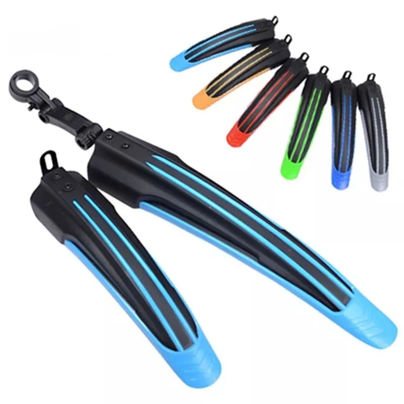Bike Bicycle Fender With Reflector Light MTB Front Rear Mudguards Bike