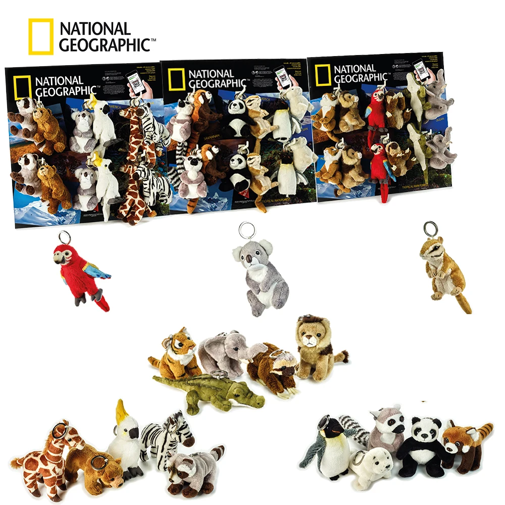 Плюшевые игрушки с животными National Geographic 12 см мягкая кукла украшения для