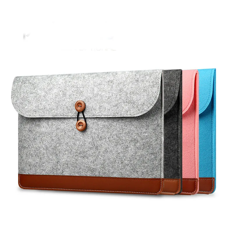 

SABAINA Wool Felt Sleeve Bag for Macbook Air Pro Retina 11" 12" 13" 15' Laptop Inner Notebook Cover