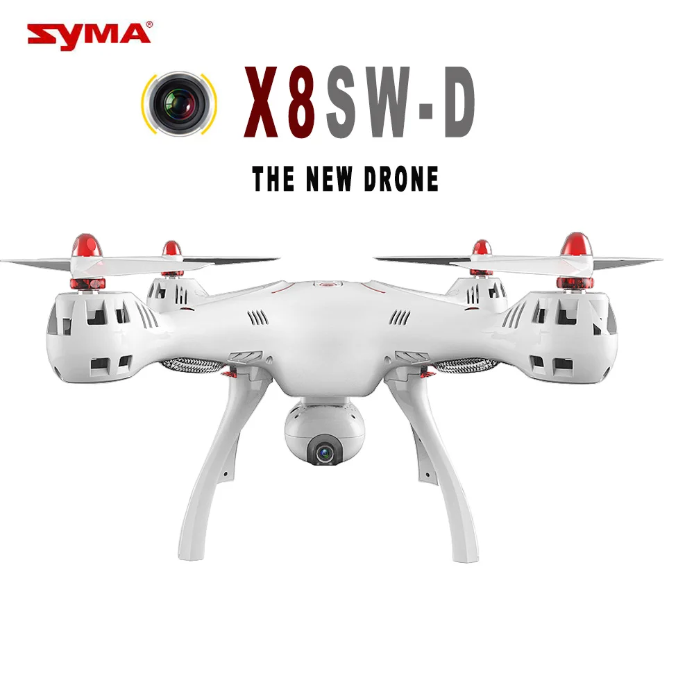 

SYMA X8SW-D RC Drone with a rotatable 720P HD image sensor Camera Professional Quadcopter Wifi FPV Selfie RC Helicopter Drone