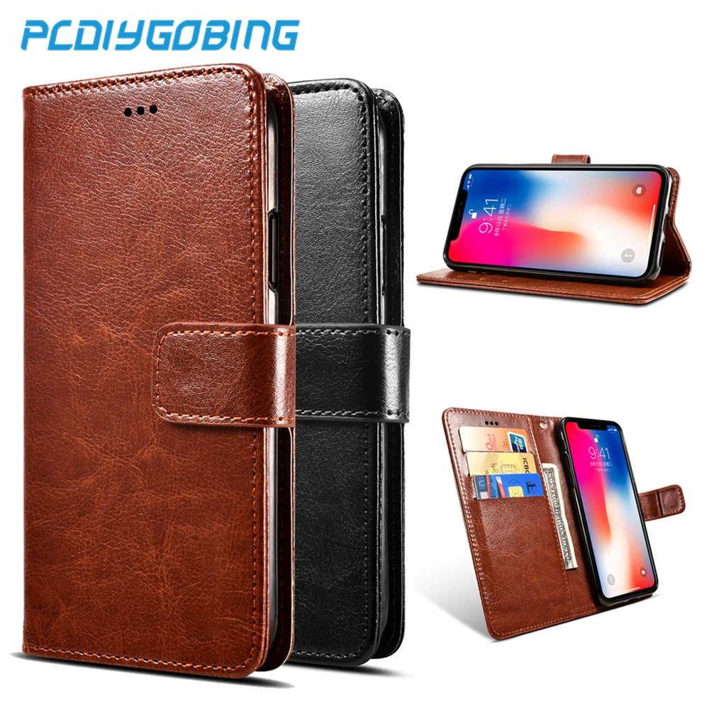 Wallet Style PU Leather Case Flip Cover Mobile Phone Bags