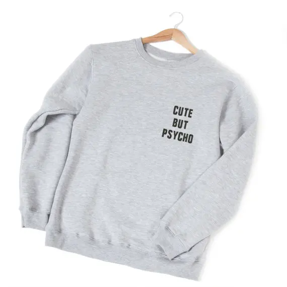 Lindo Pero Psycho sudadera unisex moda sudadera tumblr