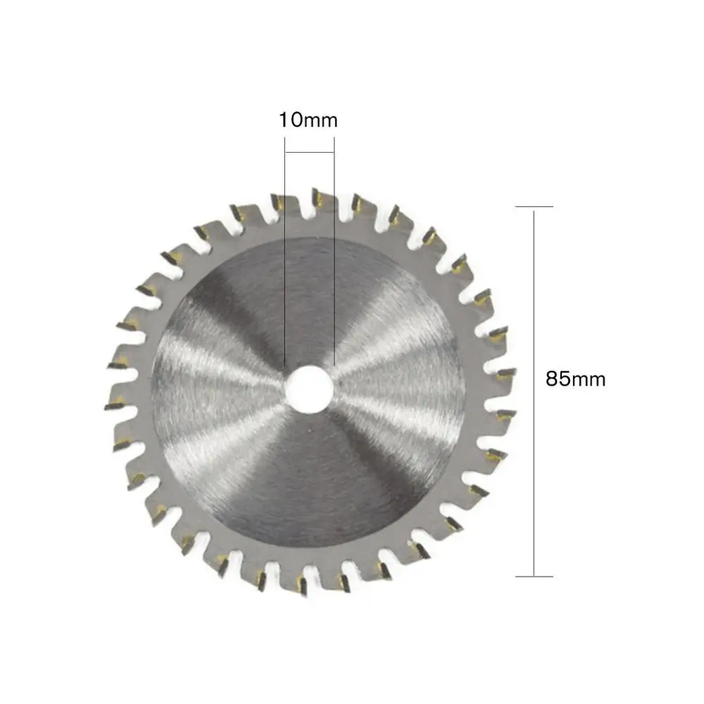 TCT 30 зубьев циркулярные пильные диски TCT сплав деревообрабатывающий Многофункциональный пильный диск для резки дерева и металла 85x10 мм