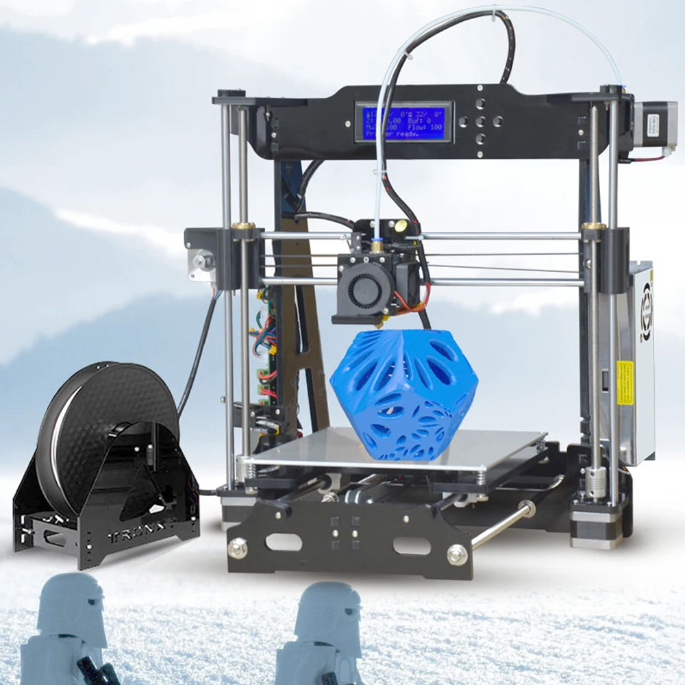 

2018 Tronxy P802E DIY 3D Printer Full KIT P802EA with auto level Bowden Extruder Print PLA ABS filament
