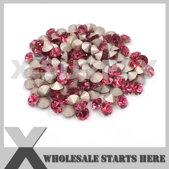 

SS39 Indian Pink Loose Rhinestone,Pointed Sharp Back,Used for Single Metal Setting,Cup Chain Decorations,144pcs/lot