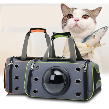 

Pet Space Capsule Carrier Handbag for Dog Cat Carrier Bag With Shoulder Strap