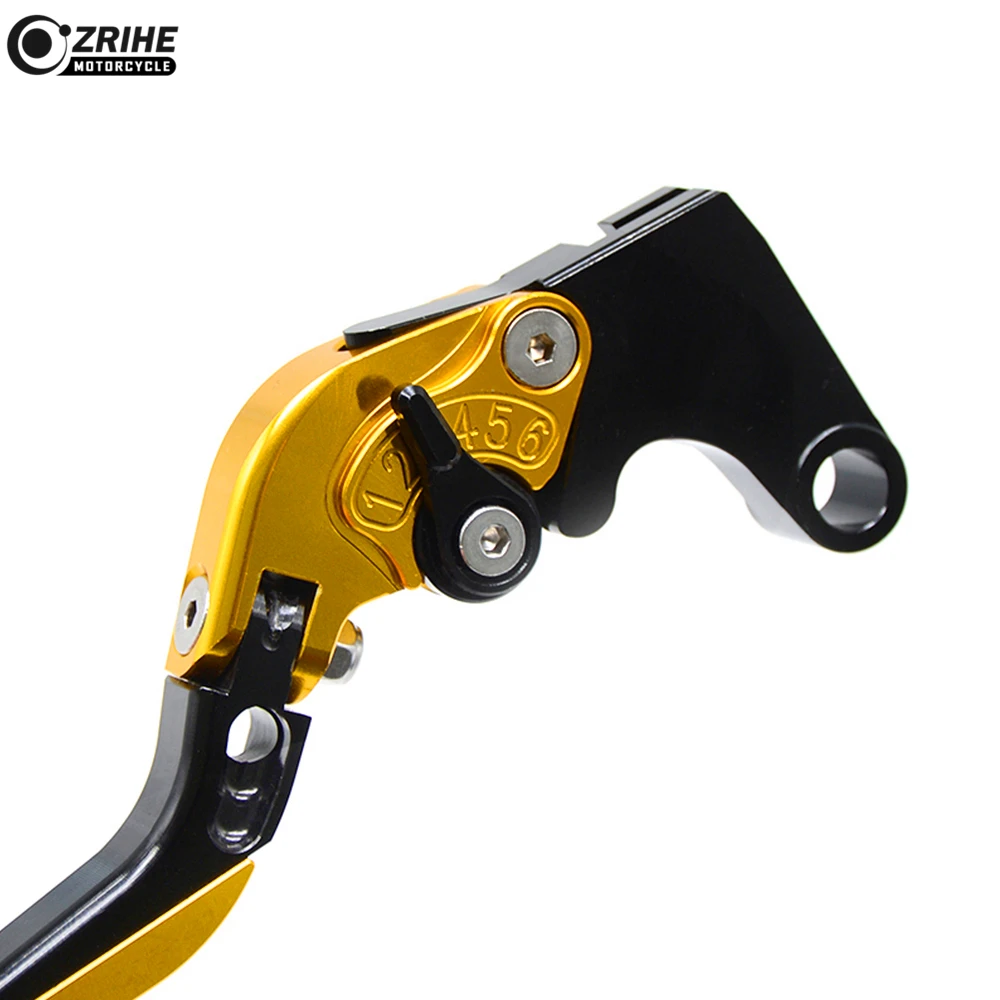 Freno de motocicleta CNC palancas de embrague extensible plegable para SUZUKI GSF650 GSF 650 bandido 2007 GSF 1200 bandido 2001-2004 2005, 2006