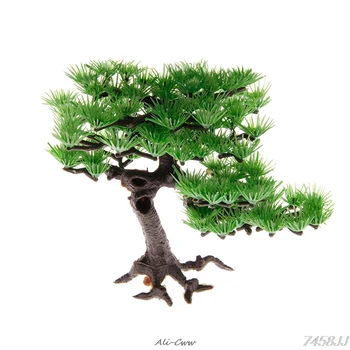 

Artificial Plants Plastic Pine Aquarium Fish Tank Accessories Bonsai Decoration DropShip