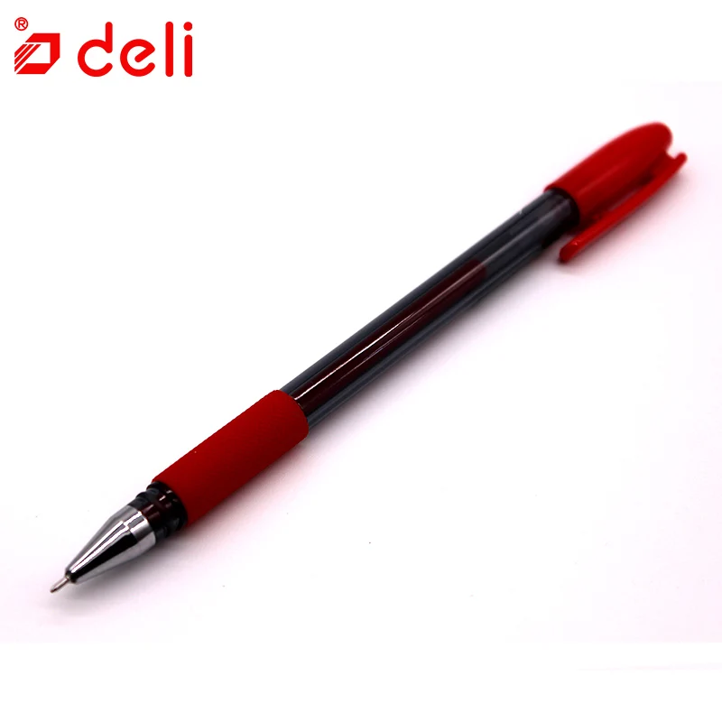 Deli 12 шт гелевая ручка студенческие тестовые ручки для письма с черным синим