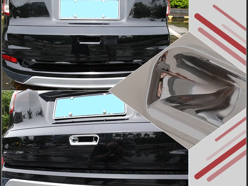 Для Honda CRV CR-V 2012- Хром ABS задняя дверная ручка рамка декоративная крышка отделка наружное украшение авто аксессуары