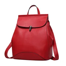 Nesitu дизайн Мода красный синий серый черный фиолетовый гарантия из натуральной кожи маленькие рюкзаки для женщин для девочек# M0774