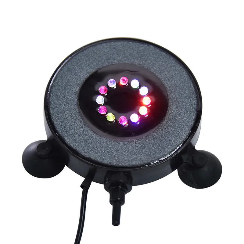 7 цветов s Водонепроницаемый светодиодный светильник многоцветный светильник для аквариума погружной мини-светильник для аквариума s светильник для аэрации пузырьков