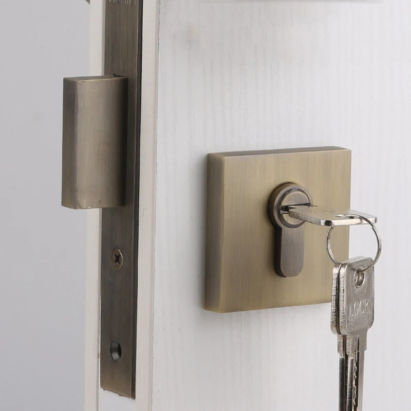  Luxury European American Silent Door Lock Set Interior Living Room Bedroom Bathroom Invisible Hidde - 33023470053