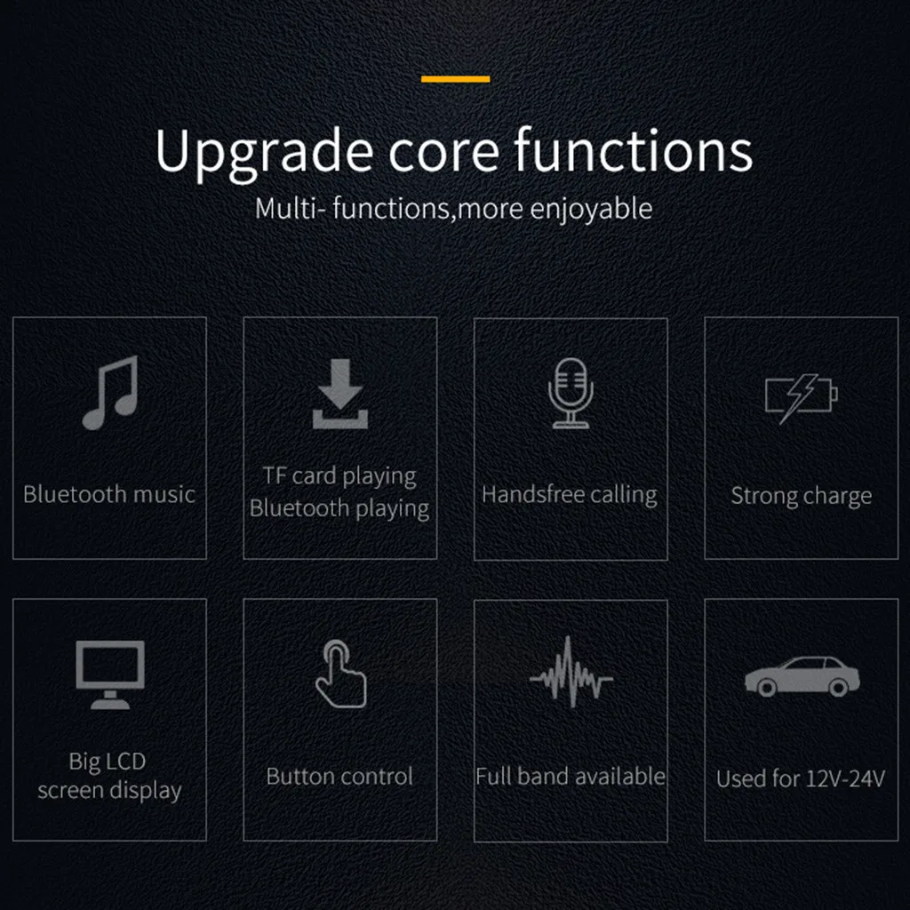 Автомобильный комплект Bluetooth, fm-передатчик, mp3-плеер, Автомобильный дисплей X, Bluetooth, двойной порт, USB, AUX, аудио вход, TF карта, автомобильный fm-передатчик