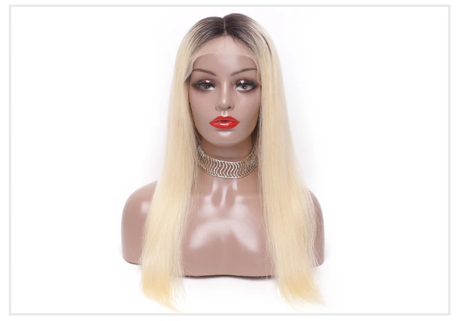 ombre blonde Lace Front Wig5