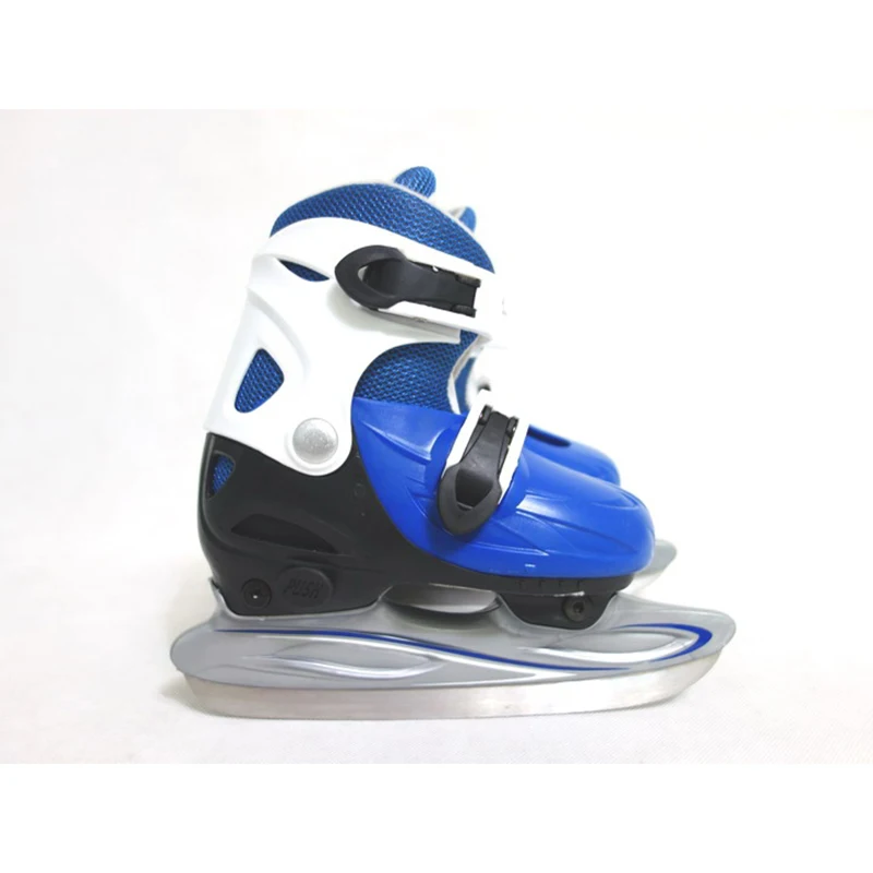 الطفل قابل للتعديل الجليد تزلج الخدع أحذية الشكل هوكي الأحذية الكرة شفرة Patines زهرة سكين الجليد هوكي الحقيقي الجليد التزلج ID23