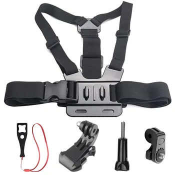 

Chest Strap Belt Body Tripod Harness Mount Accessories kit for Sony Mini Cam Action Camera HDR AS20 AS30V AS15V AS200V AS300