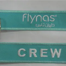 Flynas Экипаж пользовательские Вышивка брелки
