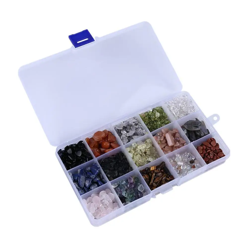 

15PCS/Box Fashionable Colorful Natural Rough Fluorite Crystal Small Size Fluorite Quartz Crystal Stone