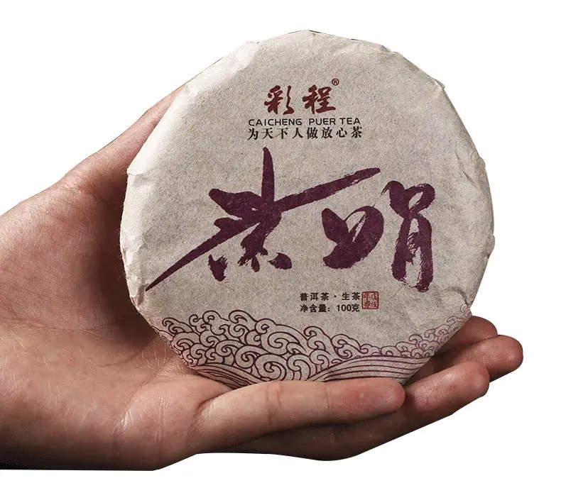 Caicheng Shen Pu'er чай Pu-erh Zijuan фиолетовый красота сырой Pu-erh 100 г