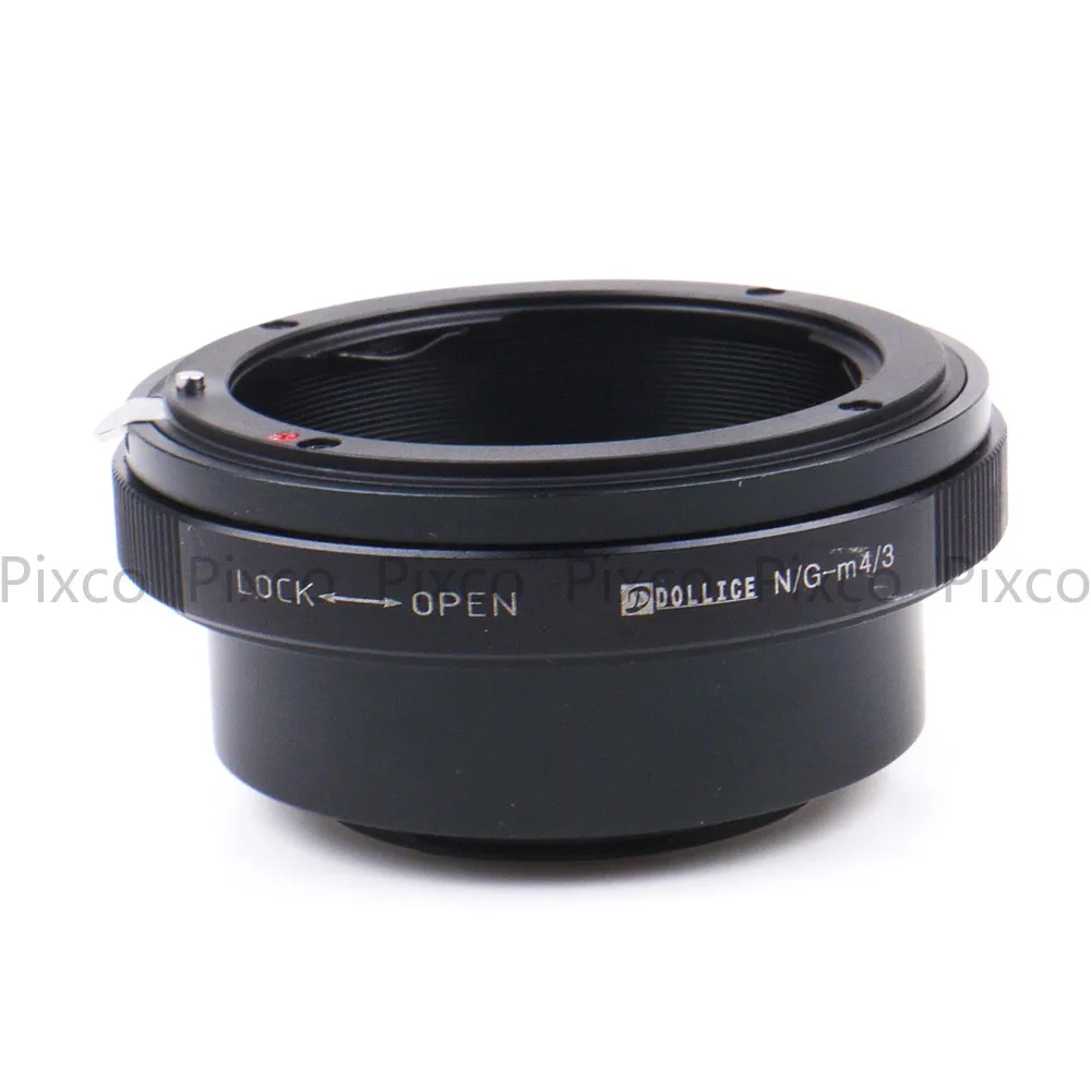 Адаптер объектива dollice подходит для Nikon F Mount G Lens подходит для камеры Micro Four Thirds 4/3 для встроенного управления диафрагмой