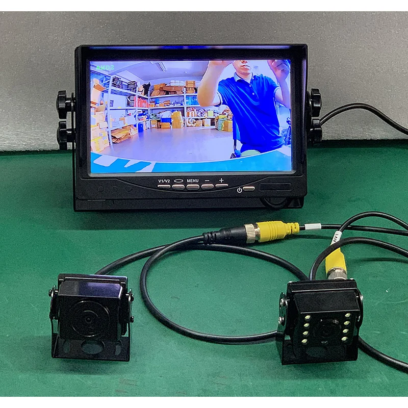 GreenYi 2019 новый HD AHD 800*480p 7 дюймовый IPS экран автомобильный монитор дисплей с 2