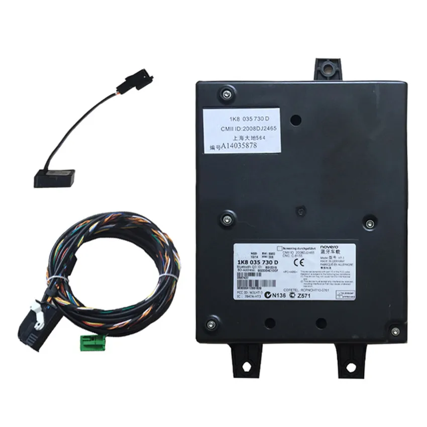 Для RCD510 9W2 модуль Bluetooth + Plug & Play Жгут микрофон Fit VW Jetta MK5 MK6 Гольф RNS510 1K8 035 730 D
