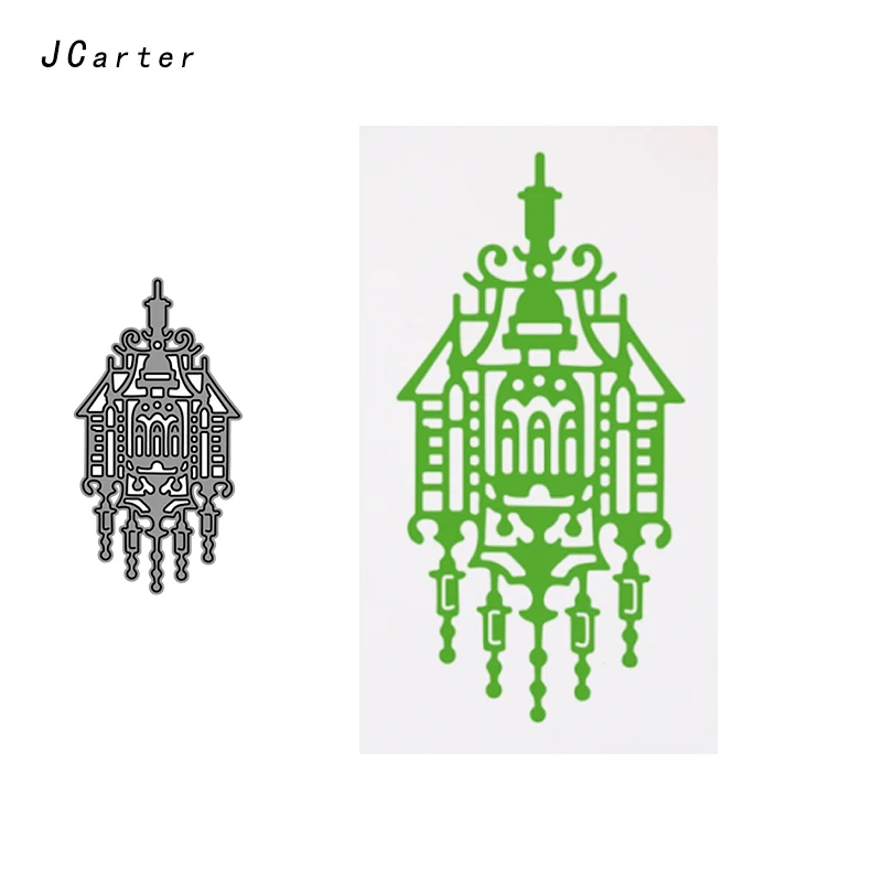 

JC New Arrival Luxury Chandelier Metal Cutting Dies for Scrapbooking DIY Embossing Folder Paper Handmade Album Stencils Crafts