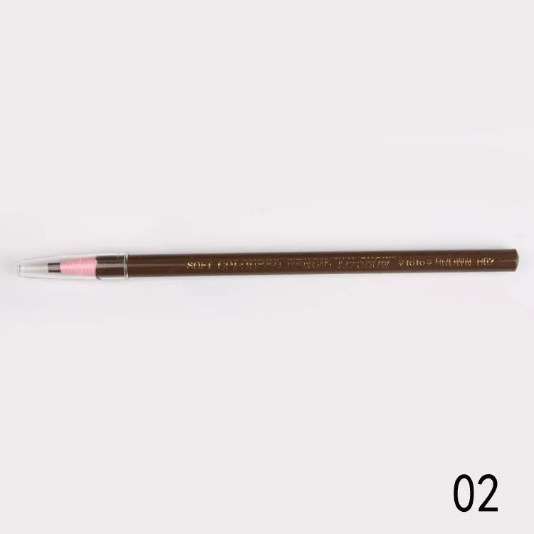 6 шт./лот Макияж бренд брови карандаш для глаз Enhancer Водонепроницаемый бровей ручка долговечный брови, чтобы глаз Косметика Eye Liner - Цвет: Brown coffee
