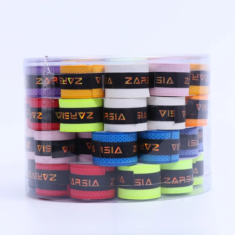 60 pcs ZARSIA جديد الجاف يشعر تنس overgrips ، ضغط نقطة مضرب بدمنتون على قبضة skidproof ل قصبة الصيد قبضة العصابة