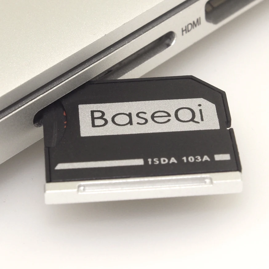 

BaseQi Aluminum Micro SD Adapter For Macbook Air 13