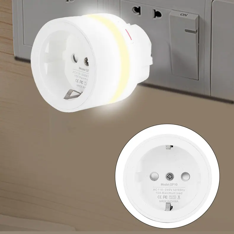 

Smart Wifi EU Plug Switch Timing Socket APP Remote Control Wireless Outlet Socket 110-240V Wireless Socket