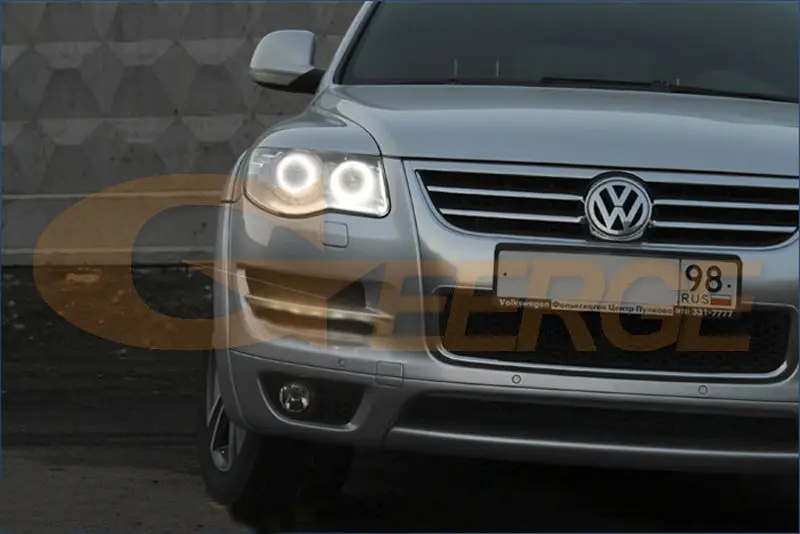 Для Volkswagen VW Touareg 2007 2008 2009 2010 ксенон отличное ангельские глазки Ультра яркое освещение CCFL ангельские глазки комплект