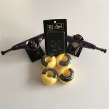 2016 Skateboard Parts Element Brand 5.25″ Skate Board Trucks & 52mm Skateboard Wheel with A Riser Pads