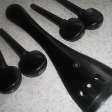 1 комплект черного дерева запчасти виолончели 4/4 с колышки для виолончели& 1 хвостовой