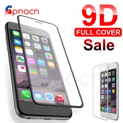 GPNACN 9D закаленное Стекло на для iPhone 8 6 6S 7 Plus полное покрытие Экран протектор для iPhone 6 6S 7 8 5S SE защитный Стекло