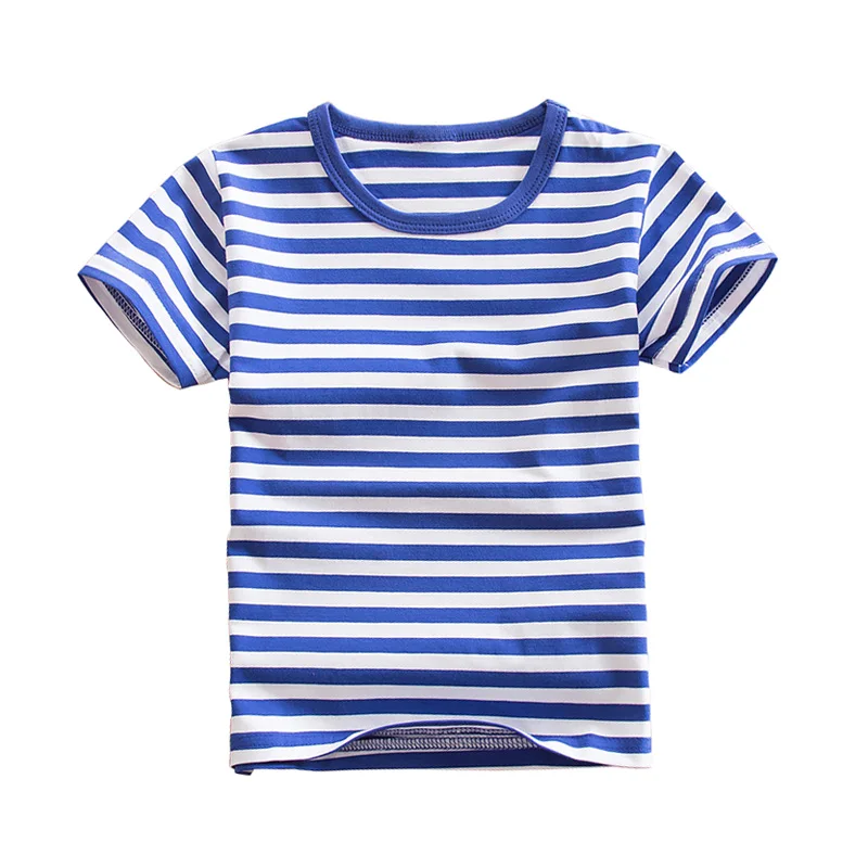 

Boys Tops 2018 Kid T shirts Summer Children Clothing for Boys and Girls Striped Tee Shirt Short Sleeve Cotton Tops 3-16T BC004