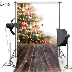 Mehofoto светлое дерево Новый Ткань фланель фотографии Задний план для детей Merry Рождество винил для Семья фото студия st315