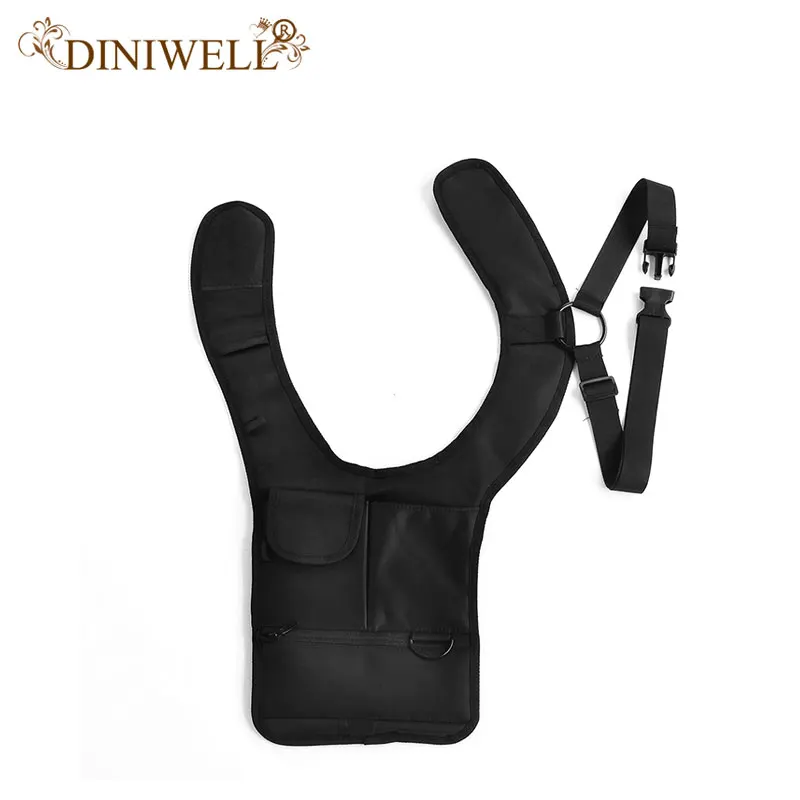 DINIWELL سفر مضاد للسرقة السلامة المخفية تحت الإبط الحافظة حقيبة كتف الرياضة حقيبة التخزين ل جواز عملة مفتاح القلم شاشة هاتف