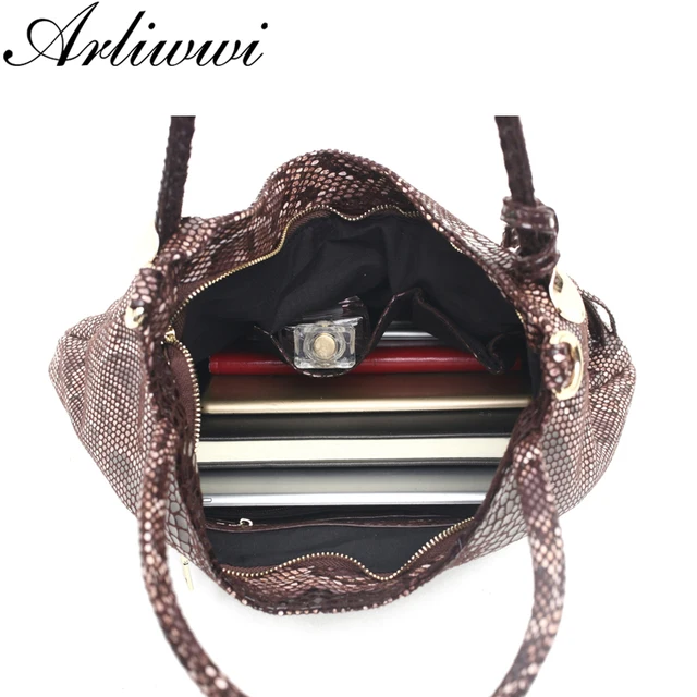BIG SALE*Individual Fashion Snake Large Capacity Lady Bags New Tassel Embossed PU Leather Cross Body Handbags Women GPY01 5