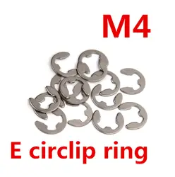 M4 304 нержавеющая сталь стопорное кольцо тип E стопорное кольцо пряжки