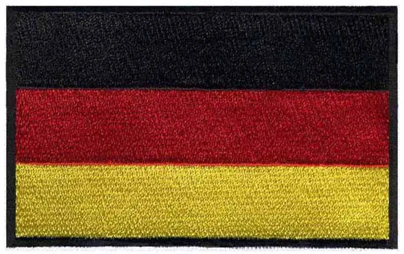 Germany embroidery flag patch 3" wide /kids iron on patches/heat