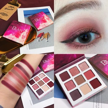 

Eyeshadow Palette 9 Color Glitter Shimmer Matte Eyes Makeup Pallete Pigmented Waterproof Eye Shadow Pallete Beauty Cosmetic