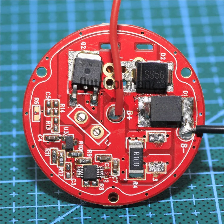 40mm 7.5A 45W power LED driving circuit board driver control board For JETBEAM SST 90/CREE XHP70