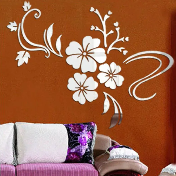 Bedroom Wall Decor Romantic aliexpress : buy modern wall sticker home decor art diy flower Bedroom Wall Decor Romantic aliexpress : buy modern wall sticker home decor art diy flower
