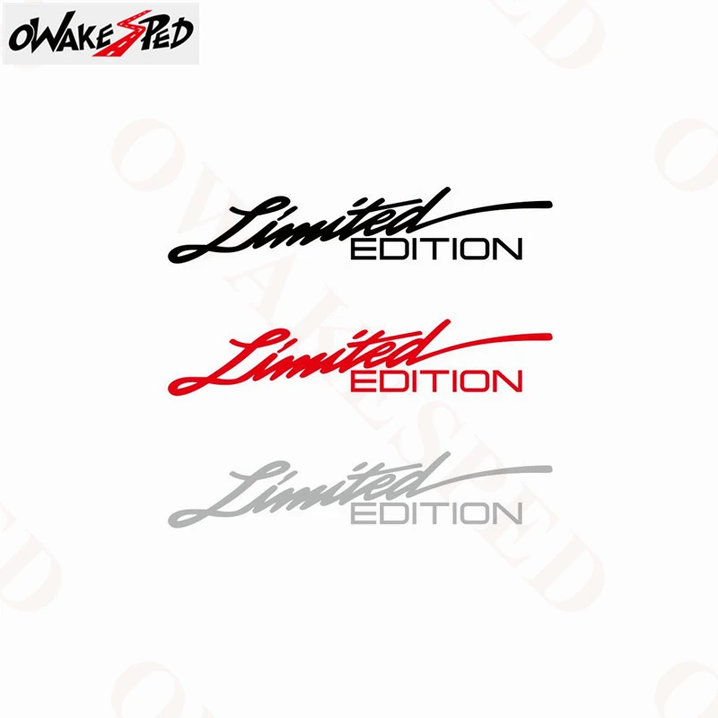 Car Sticker 30CM*6CM LIMITED EDITION Creative Vinyl Sticker On Car Stickers and Decals Window Sticker Car-styling Decal