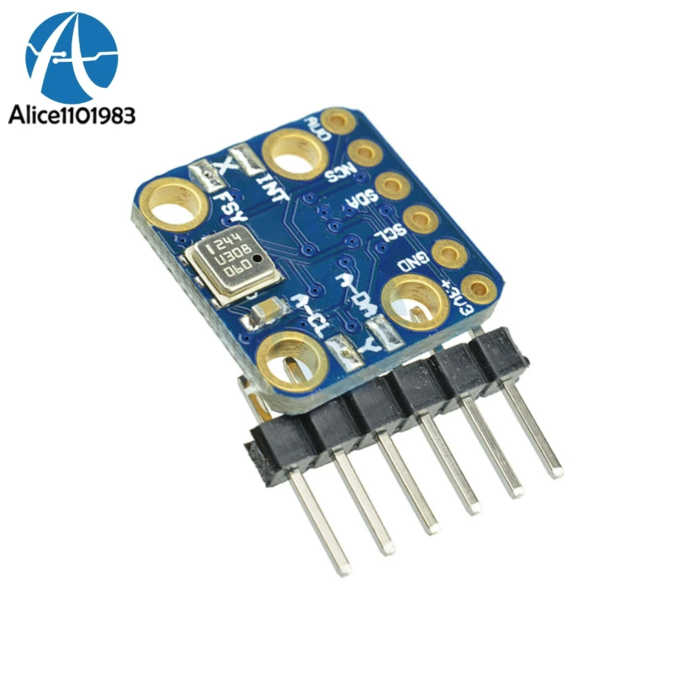 1 комплект SPI IIC I2C 10DOF 9 осевой девять валов MPU9250 BMP180 модуль датчика ускорения