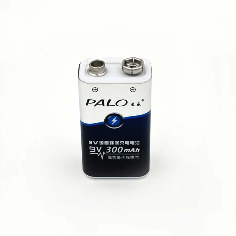 8 шт. перезаряжаемые батарейки PALO 9 В 300 мАч|volt battery|battery rechargeable 9v9v battery |